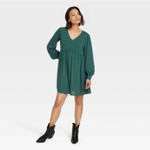 NWT Bishop Sleeve Dress Knox Rose size Small